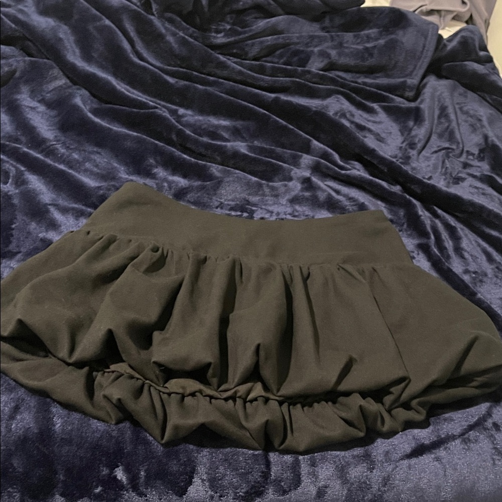 Black Bubble Skirt